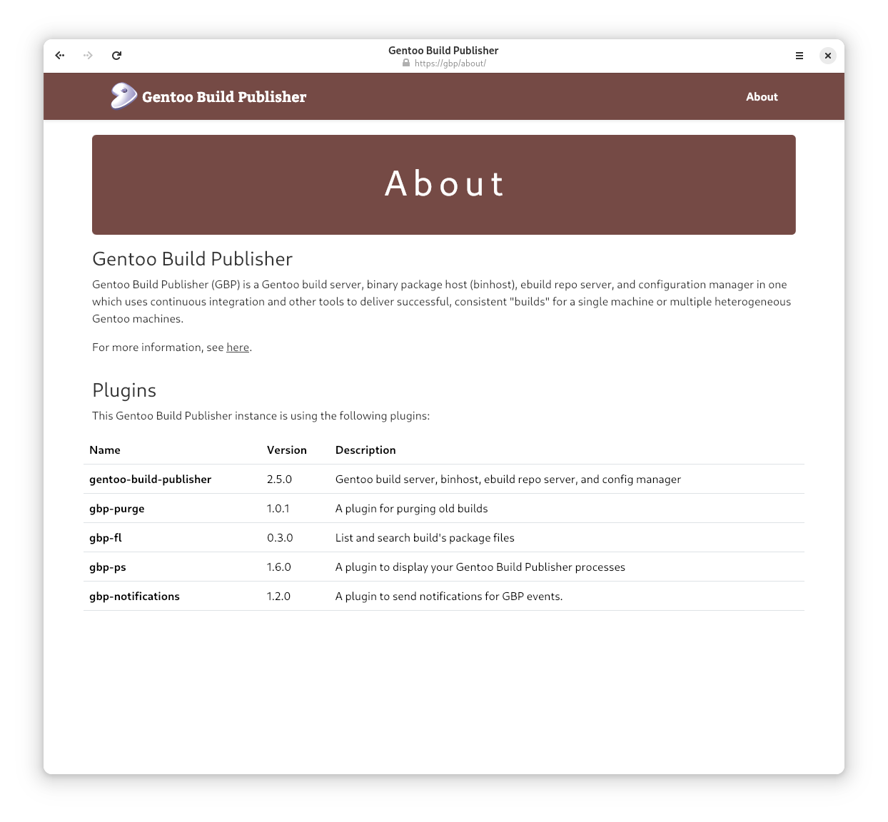 gbp about page